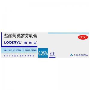 罗每乐(OTC)（盐酸阿莫罗芬搽剂）副作用是什么